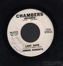 Hear 1960s Jimmie Roberts Autographed Guitar DJ 45 - Last Date / Ring of Fire