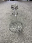 Vintage Waterford Crystal Decanter With Multicut Diamond Stopper
