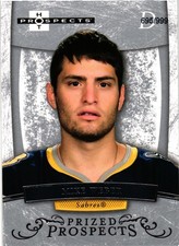 2007-08 Fleer Hot Prospects Mike Weber `695/999 Buffalo Sabres #161 RC