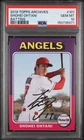2019 Topps Archives #101 Shohei Ohtani PSA 10