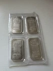 JBR Fine .999 Silver JBR 999 Recovery LTD 1oz Bar 4 1oz Silver Bars