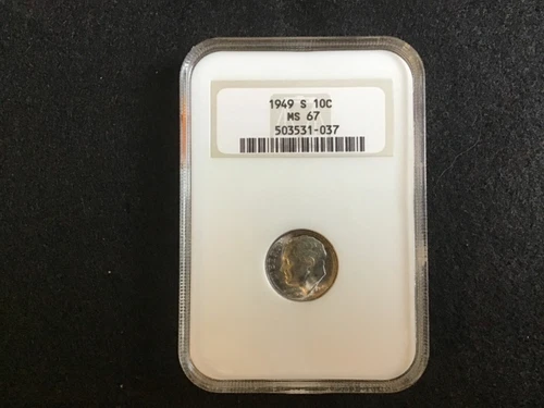 1949-S Roosevelt Dime | NGC MS67