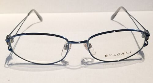 Bvlgari Eyeglasses 4106-B-Q 5145 Blue Opal Rhinestones Cat  display picture 2