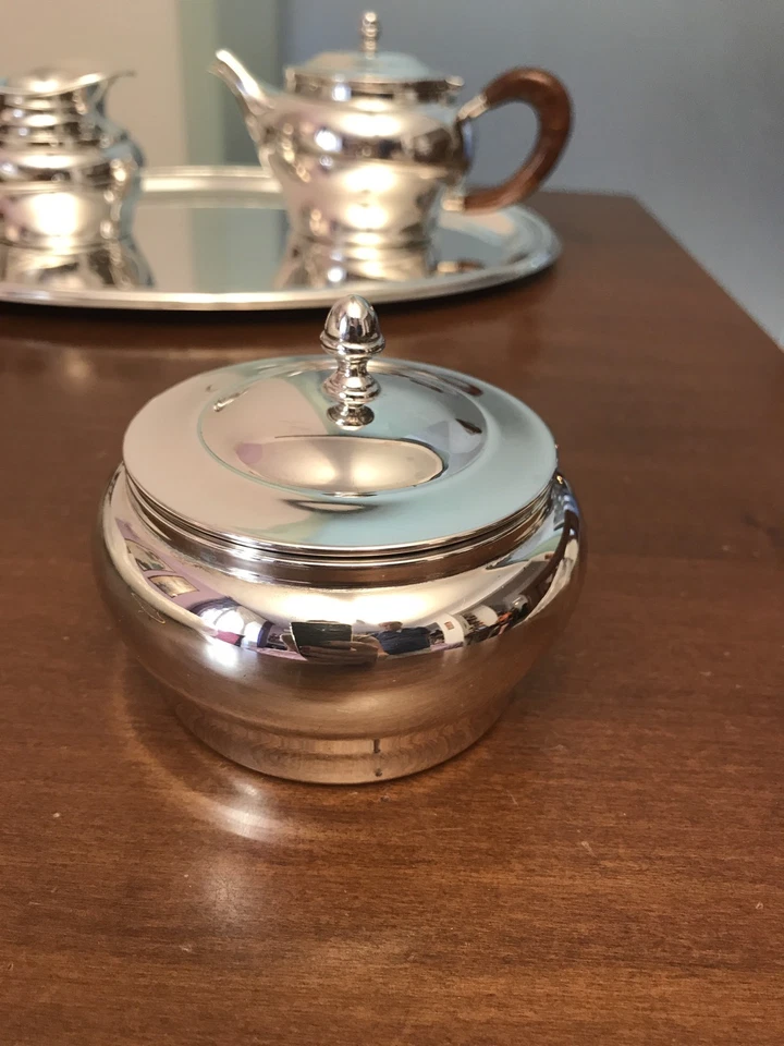 Stupendo servizio da caffè/the in argento 800  - Immagine 4 di 4
