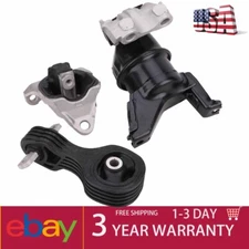 For 2014-2015 Honda Civic 1.8L L4 3PCS Torque Strut Engine Motor & Trans Mount