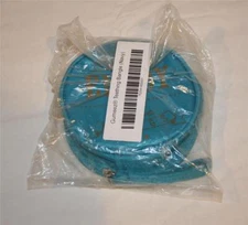 Gumeez Grace Teething Bangle Bracelet Navy Blue 3" & Zippered Pouch Silicone