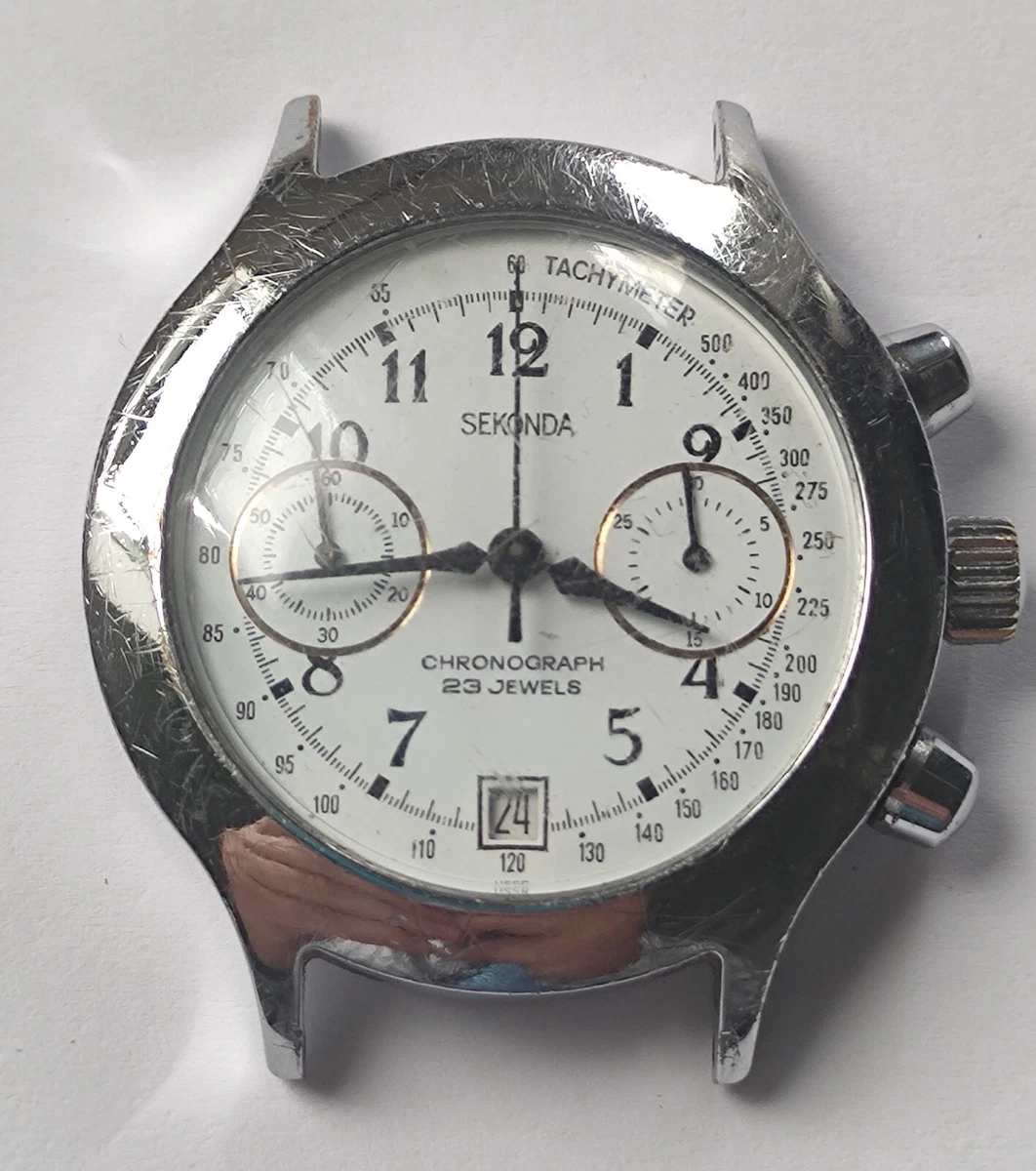 SEKONDA 3133 chronograph watch