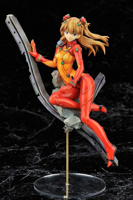 New Alter Evangelion Asuka Langley Test Plug Suit ver 1:8 PVC From Japan | eBay