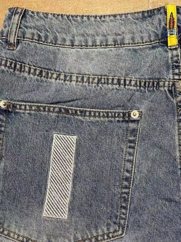 BBC denim Shorts IceCream Run Dog classic jeans Mens Summer - Picture 4 of 11