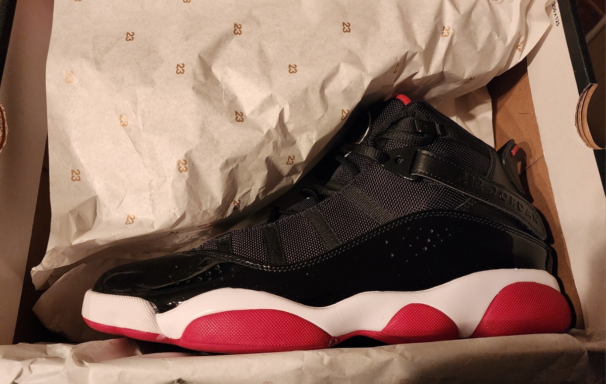 Jordan 6 Rings Bred 2019 322992-071 US 10.5 Pre-owned Worn Jordan 6 Rings Bred 2019 322992-071 US 10.5 Pre-owned Worn