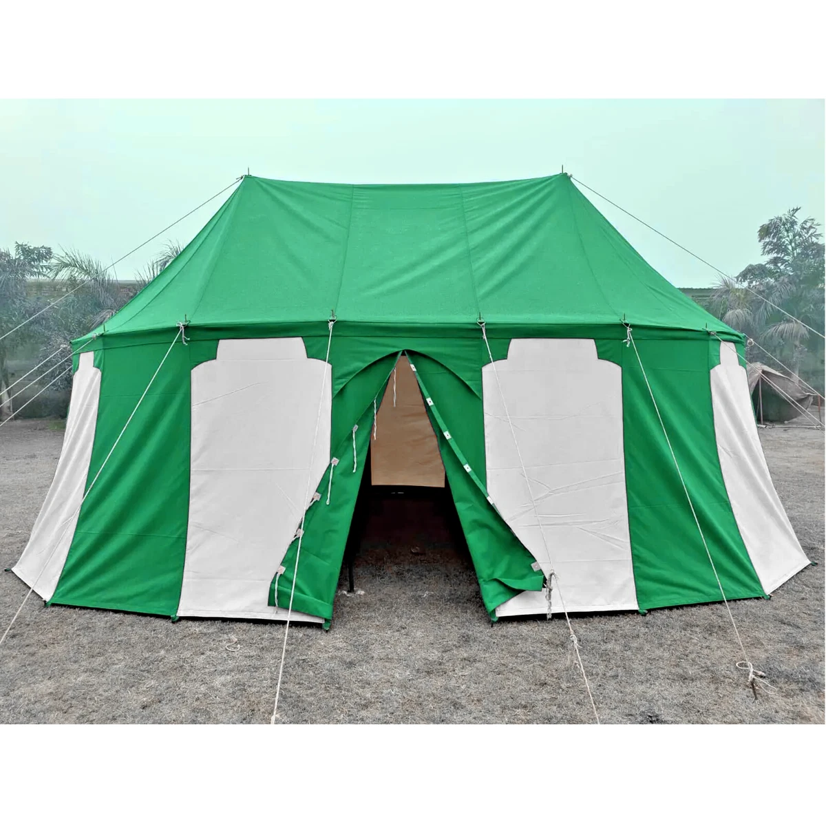 WEEKEND SALE Medieval G &W Burgundian 6x4 M Functional Water Proof Camping Tent