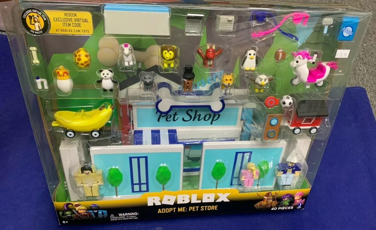 Roblox - Adopt Me: Pet Store Playset Includes Exclusive Virtual Item New