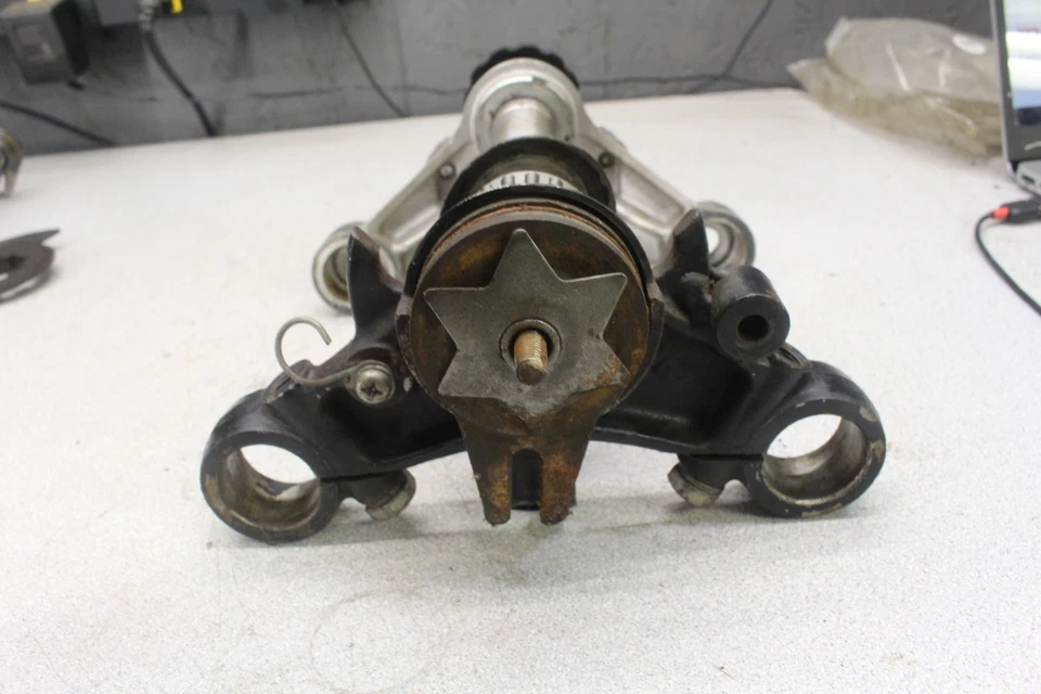 1968 Kawasaki A7SS A7 Avenger 350 GARFOS DIANTEIROS BRAÇADEIRA TRIPLA ÁRVORE HASTE B11-3784.CW - Imagem 4 de 4