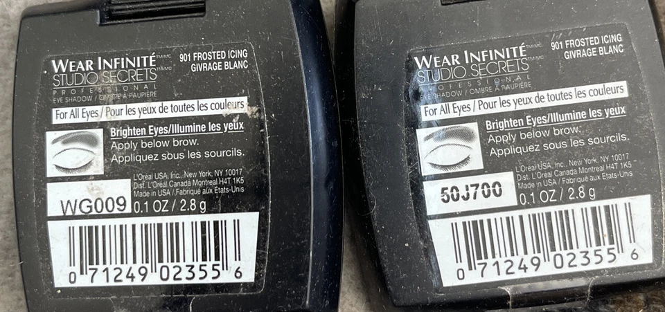 2 L’Oréal Wear Infinite Studio Secrets For All Eyes 901 Frosted Icing .1 oz Duo - Image 4 of 4