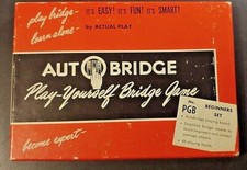 AutoBridge - Play-Yourself Bridge Game / Copyright 1959 by Autobridge Company