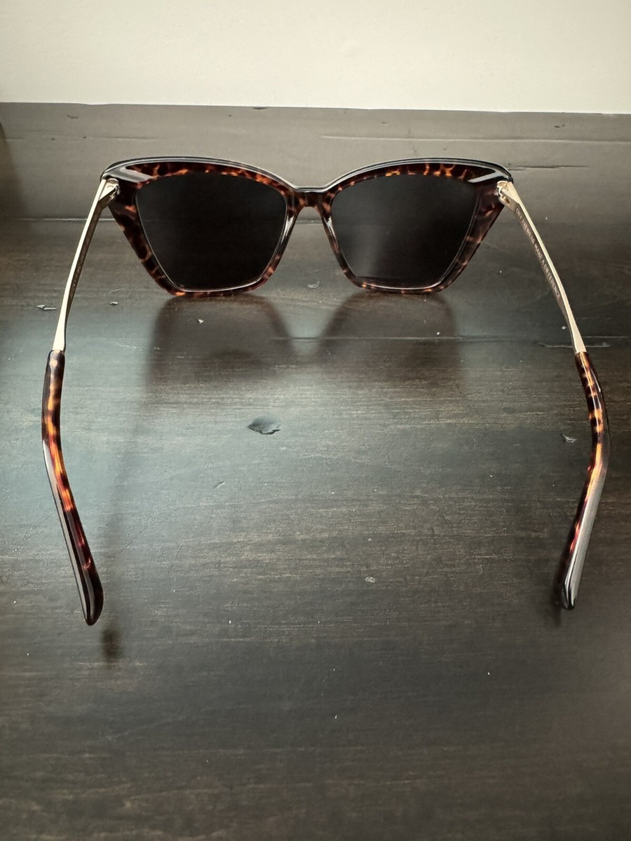 NEW DIFF Becky II Cat Eye Wildcat Leopard Grey Polarized Sunglasses 100% UVA/UVB NEW DIFF Becky II Cat Eye Wildcat Leopard Grey Polarized  main image 3