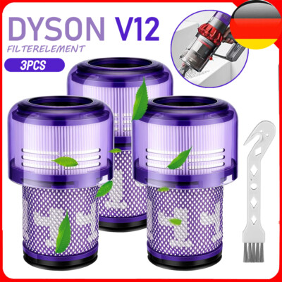 3x HEPA-Filter Ersatz Für Dyson V12 Detect Slim Absolute Animal Staubsauger