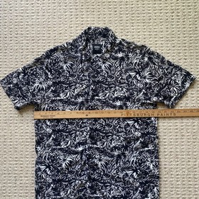 Nuon Shirt Hawaiian Floral Abstract Pattern Relaxed Fit Men S Retro Beach Resort