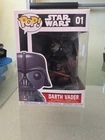 Funko Pop Star Wars Darth Vader 2018 Red Box 01 In Soft Protector