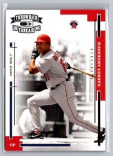 2004 Donruss Throwback Threads #4 Garret Anderson
