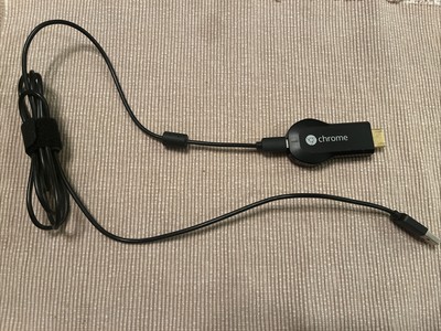 Google Chromecast (1st Generation) Streaming Media Player - H2G2-42 (Black)