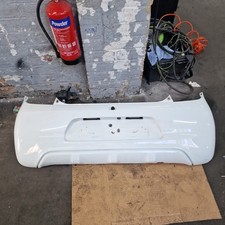 PEUGEOT 108 ACTIVE 2014 - 2022 COMPLETE REAR BACK BUMPER WHITE [KWD]