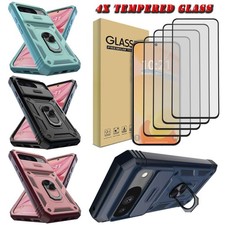 For Google Pixel 9/9 Pro/9 Pro XL Hybrid Case Protection Cover/ Tempered Glass