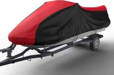 Waterproof Jet Ski Cover, Suitable for 1 to 4 Seater Heavy Duty with Air Vent