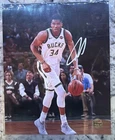 GIANNIS ANTETOKOUNMPO SIGNED AUTOGRAPHED 8"X10" PHOTO MILWAUKEE BUCKS with COA