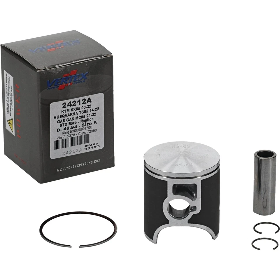 Vertex Piston Kit For Husqvarna TC 85 (14-18) 24212A - Image 2 of 4