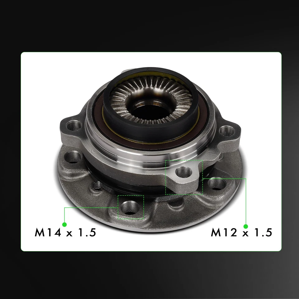 2x Front LH & RH Wheel Hub Bearing Assembly for BMW 640i xDrive Gran Coupe X3 X4 - Image 2 of 4