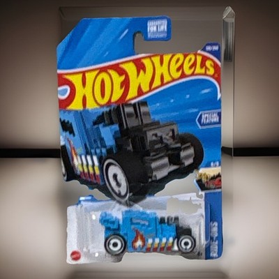 Hot Wheels Pixel Shaker Ride-Ons 1:64 Diecast Car Blue Black White Red Yellow