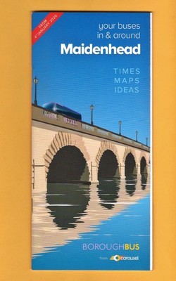 Fahrplanheft ~ Karussellbusse - Maidenhead Area Services - Januar 2026