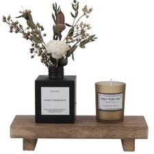 Wood Bathroom Tray Farmhouse Decor Kitchen Soap 8.7" x 3.6" x 1.6", Brown