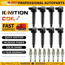 Brand OEM Ignition Coil & Spark Plug for Toyota Tundra Sequoia 4.7L V8 UF230