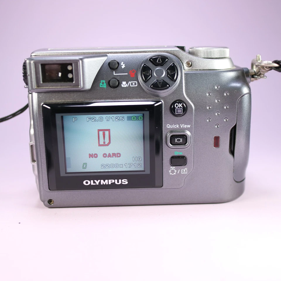 Olympus Digital Camera Camedia C-4000 Zoom 4.0MP Silver Tested - Image 4 of 4