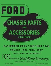 1928-48 Ford Car 1928-47 Ford Truck Parts And Accessories Book