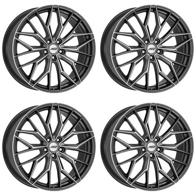 4 Alu Felgen AEZ Porto dark 9.0Jx19 5x112 für Audi A3 A4 A5 A6 A7 A8 Q2 Q3 Q4 Q5