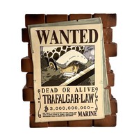 Plastoy : One Piece - Sparschwein - Affiche Wanted Law