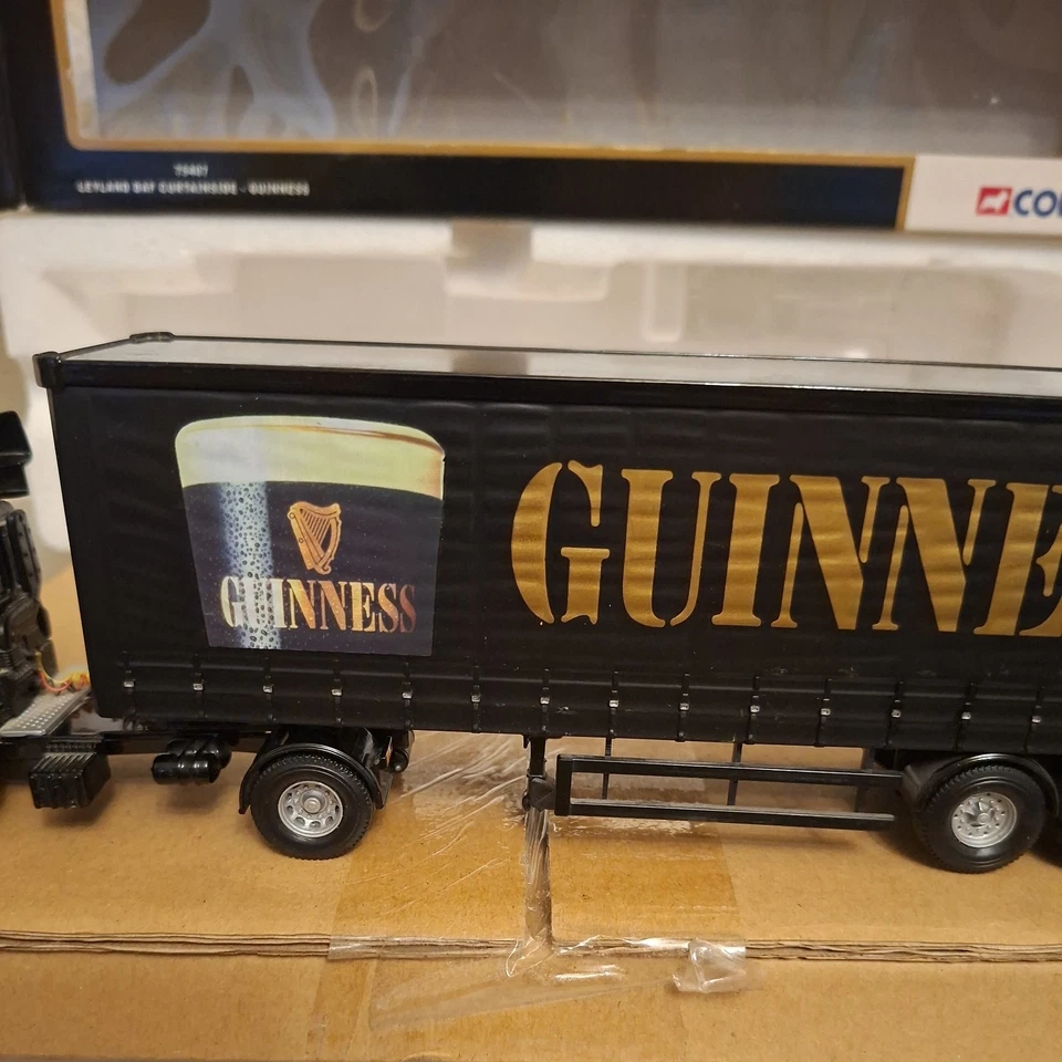 Corgi 75407 Leyland DAF Curtainside Guinness  1:50 Scale UK BUYERS ONLY (7) - Image 4 of 4