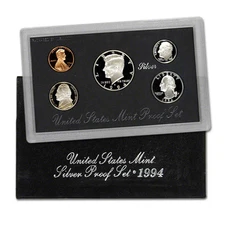 1994-S 90% Silver Proof Set United States Mint Original Government Packaging Box