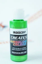 Createx Airbrush Colors 5507 Iridescent Green 2oz. water-based paint 