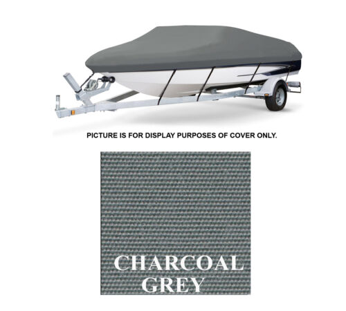 7.6oz STYLED TO FIT BOAT COVER V-HULL CC 14'6"-15'6" x 85" O/B W/POLING PLATFORM - Bild 7 von 14