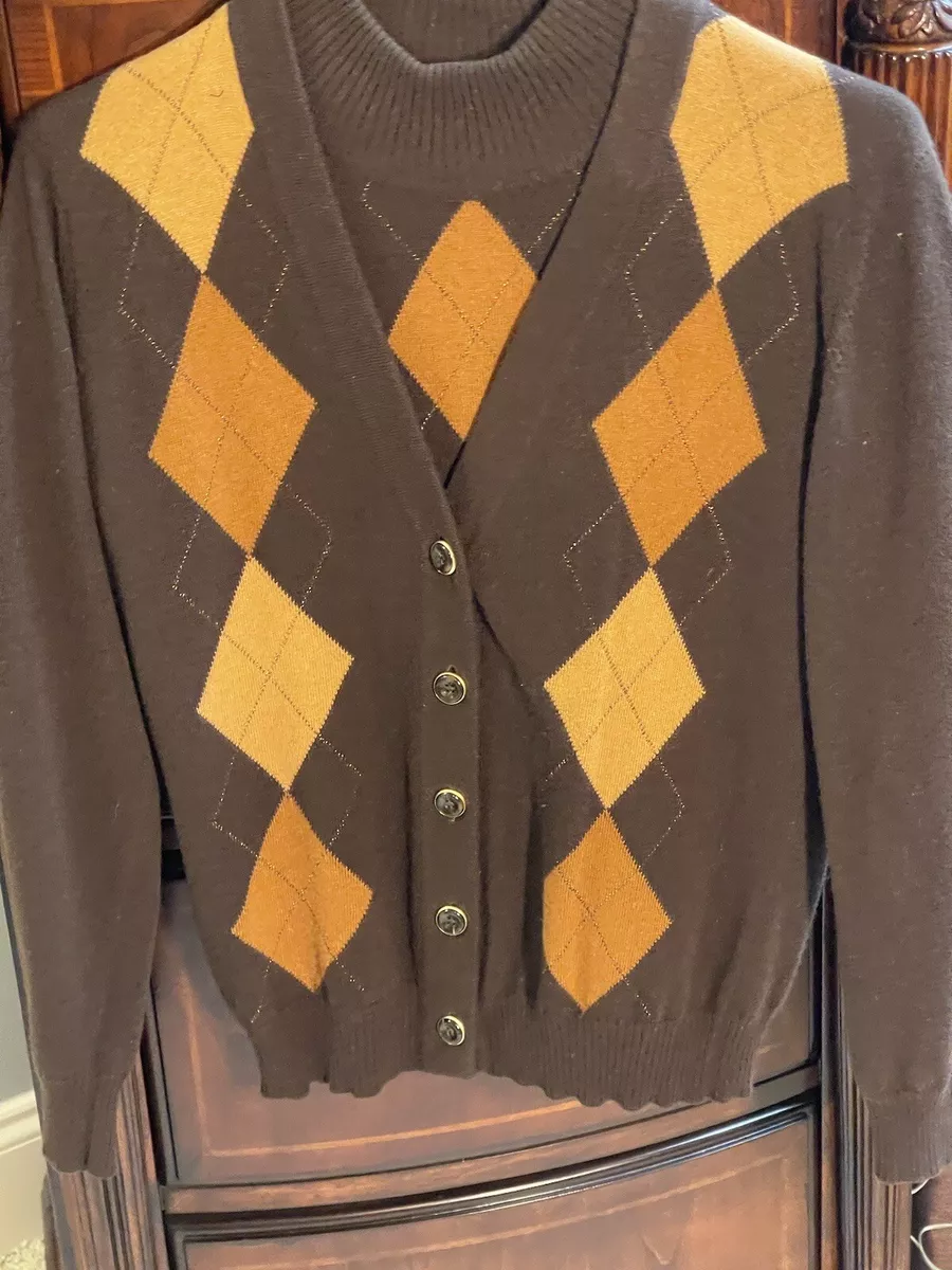 HOLIDAY SALE ESCADA 2 Piece Cashmere Cardigan and Sweater Set
