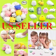 US Seller Cute Outee Mini Squishes 10pcs or 20pcs Animal Mochi Squishes Styles