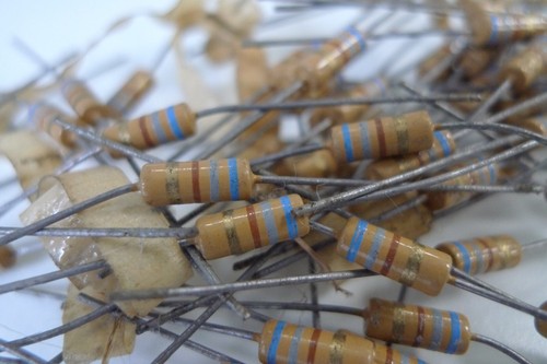 Resistor Carbon Vintage Philips 670 Ohm x5 - Picture 3 of 22