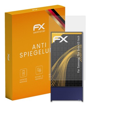 atFoliX Displayfolie für Samsung The Sero 43 Inch Schutzfolie matt&stoßfest