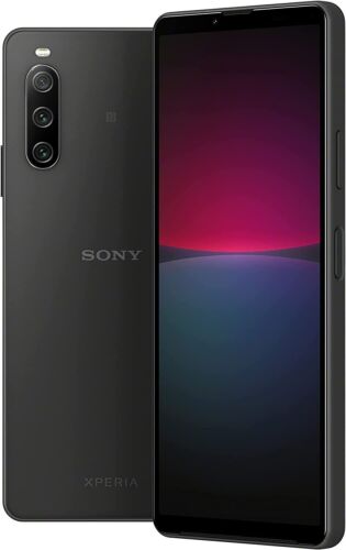 Sony Xperia 10 IV XQ-CC54 Black 128GB 5G Dual Sim 6" Unlocked Smartphone Kit - Afbeelding 1 van 8
