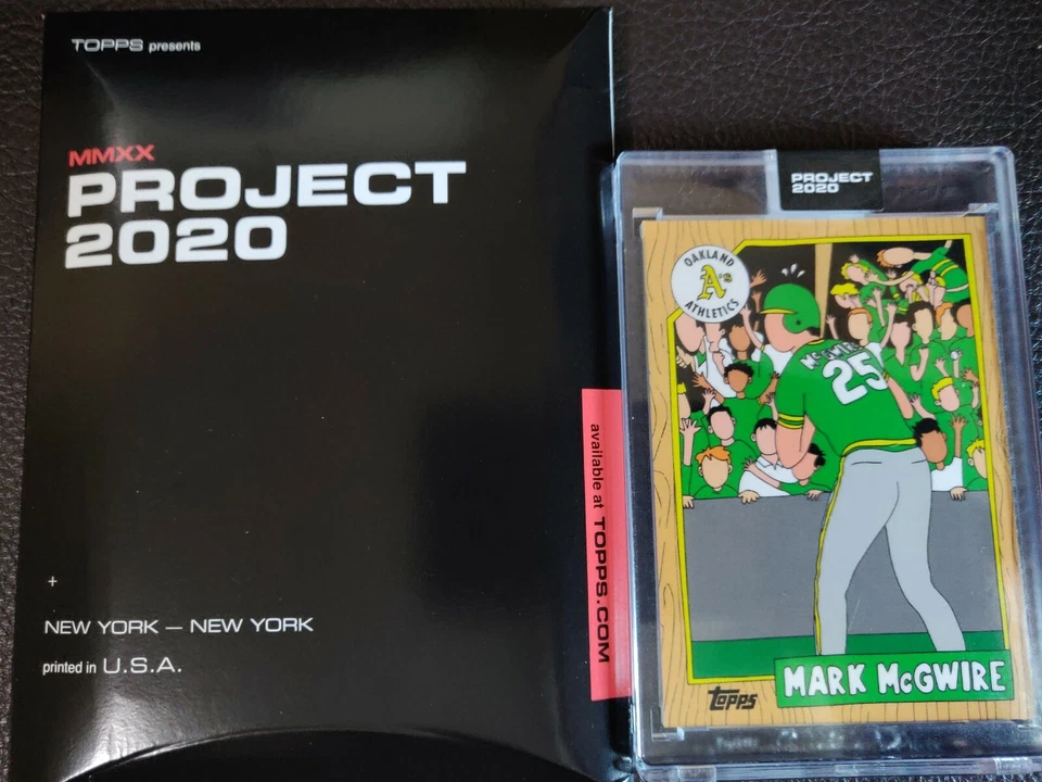 Topps Project 2020 Mark McGwire by Fucci #134 PR 5,092 - Image 3 of 4