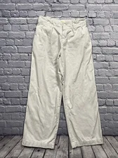 Anthropologie Maeve Wide-Leg Jeans Women’s 6 Pleated Adjustable Waist Old Money